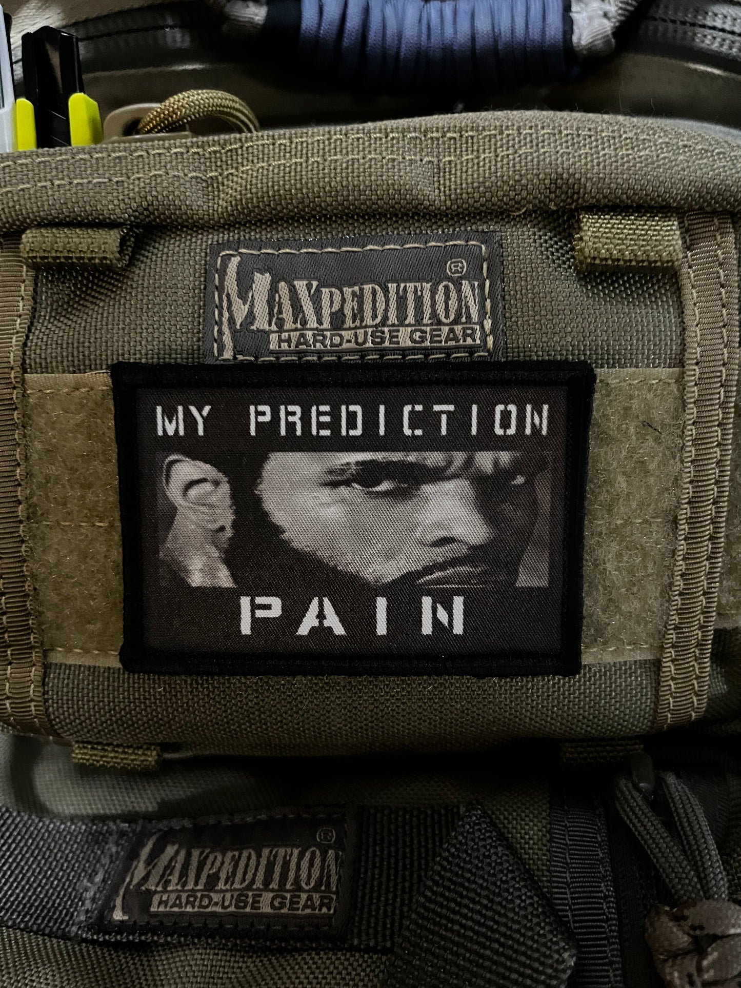 My Prediction PAIN Morale Patch Morale Patches Redheaded T Shirts