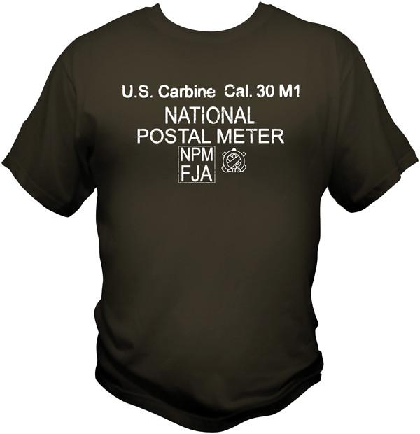 National Postal Meter M1 Carbine T Shirt T Shirts Redheaded T Shirts Small Olive Drab