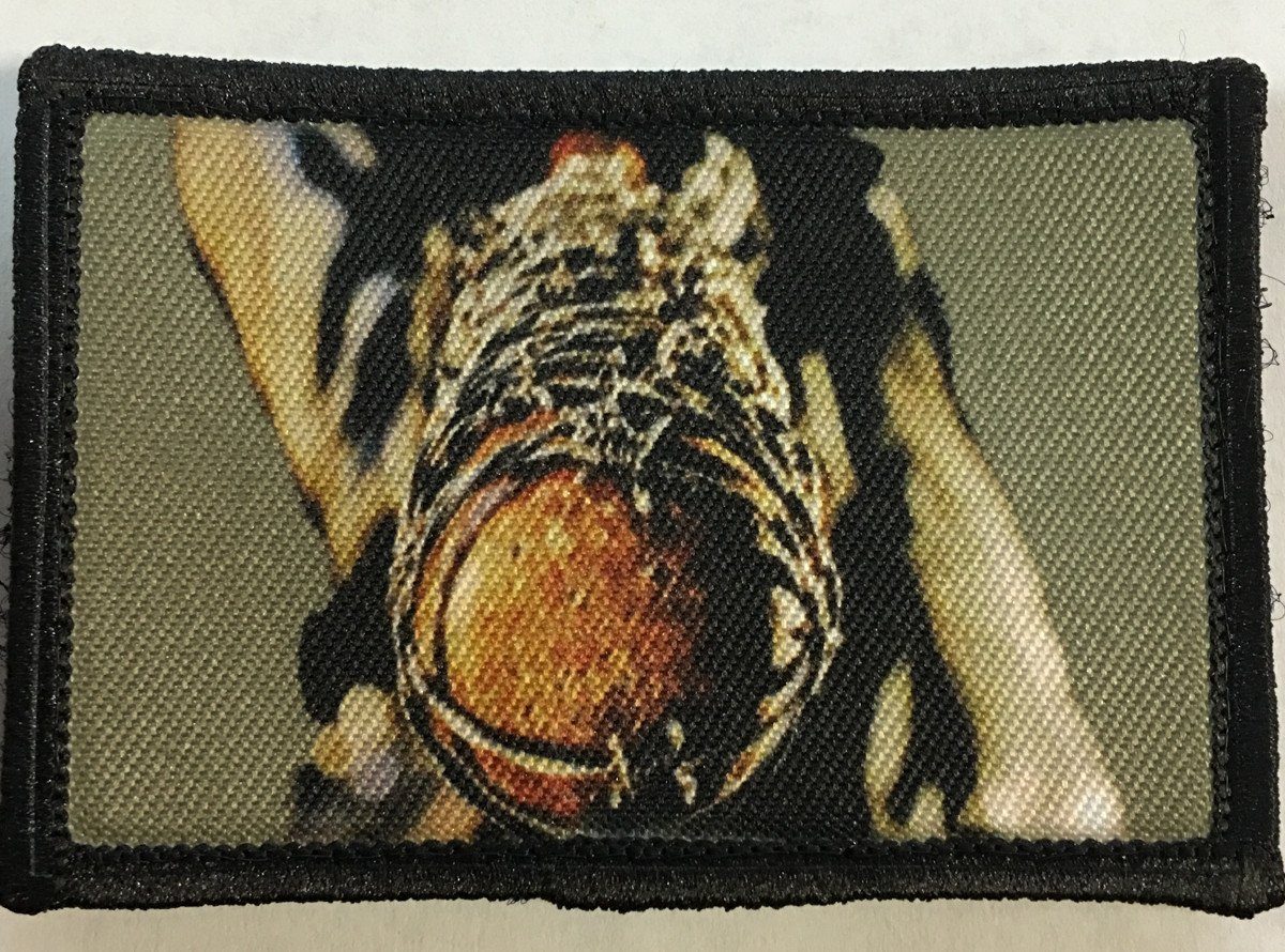 Negan's Bat 'Lucille' Walking Dead Morale Patch Morale Patches Redheaded T Shirts