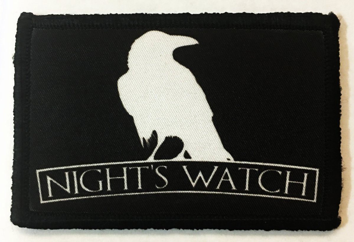 Nights Watch Game of Thrones Morale Patch Morale Patches Redheaded T Shirts