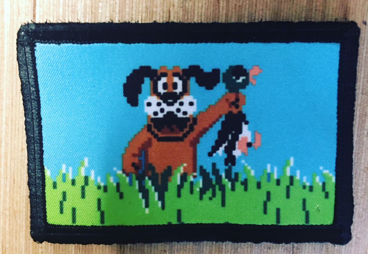 Nintendo Duck Hunt Morale Patch Morale Patches Redheaded T Shirts
