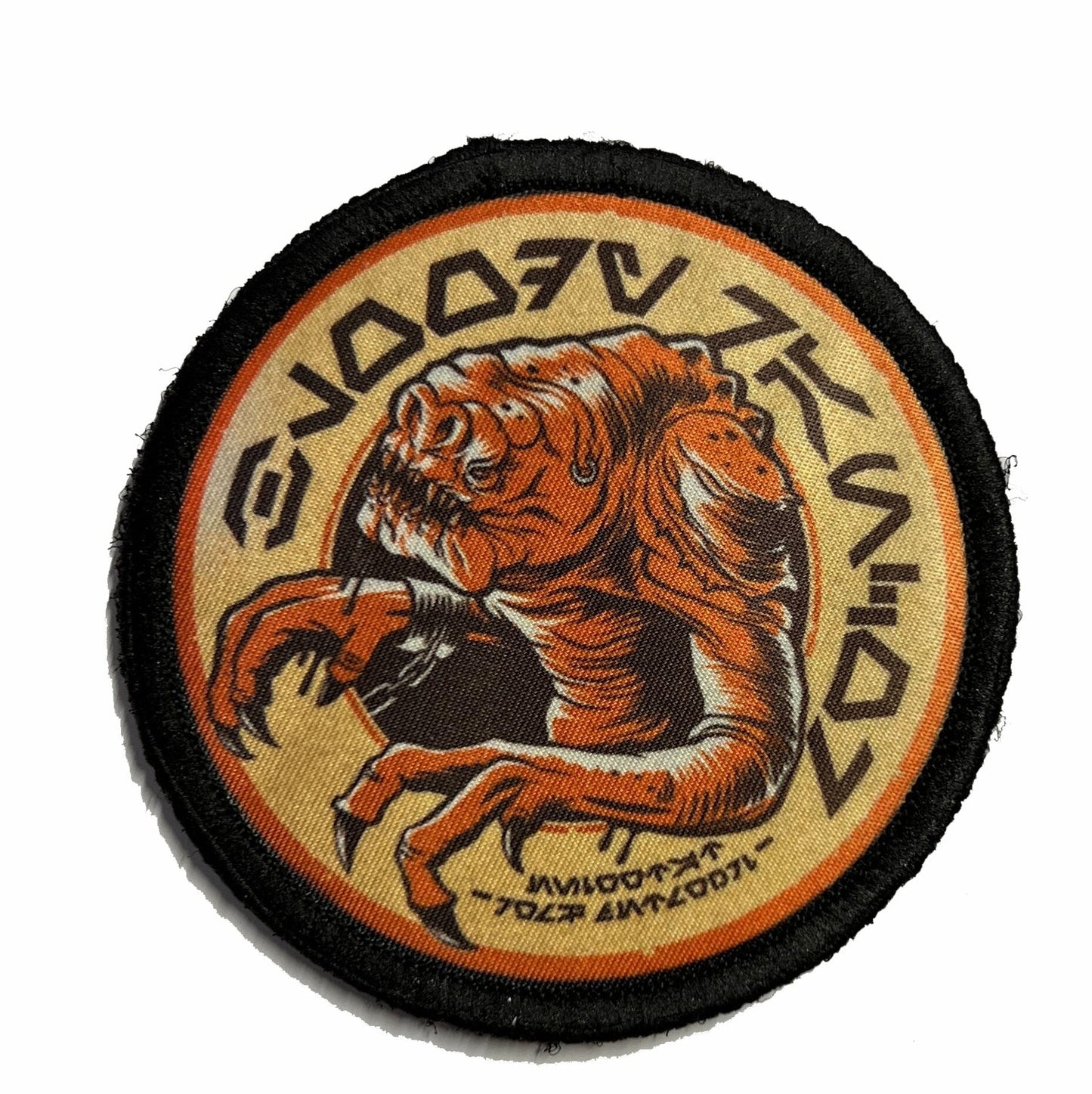 Oga's Cantina RANCOR Coaster Veclro Morale Patch Morale Patches Redheaded T Shirts