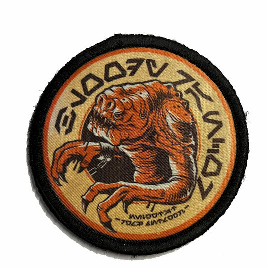 Oga's Cantina RANCOR Coaster Veclro Morale Patch Morale Patches Redheaded T Shirts