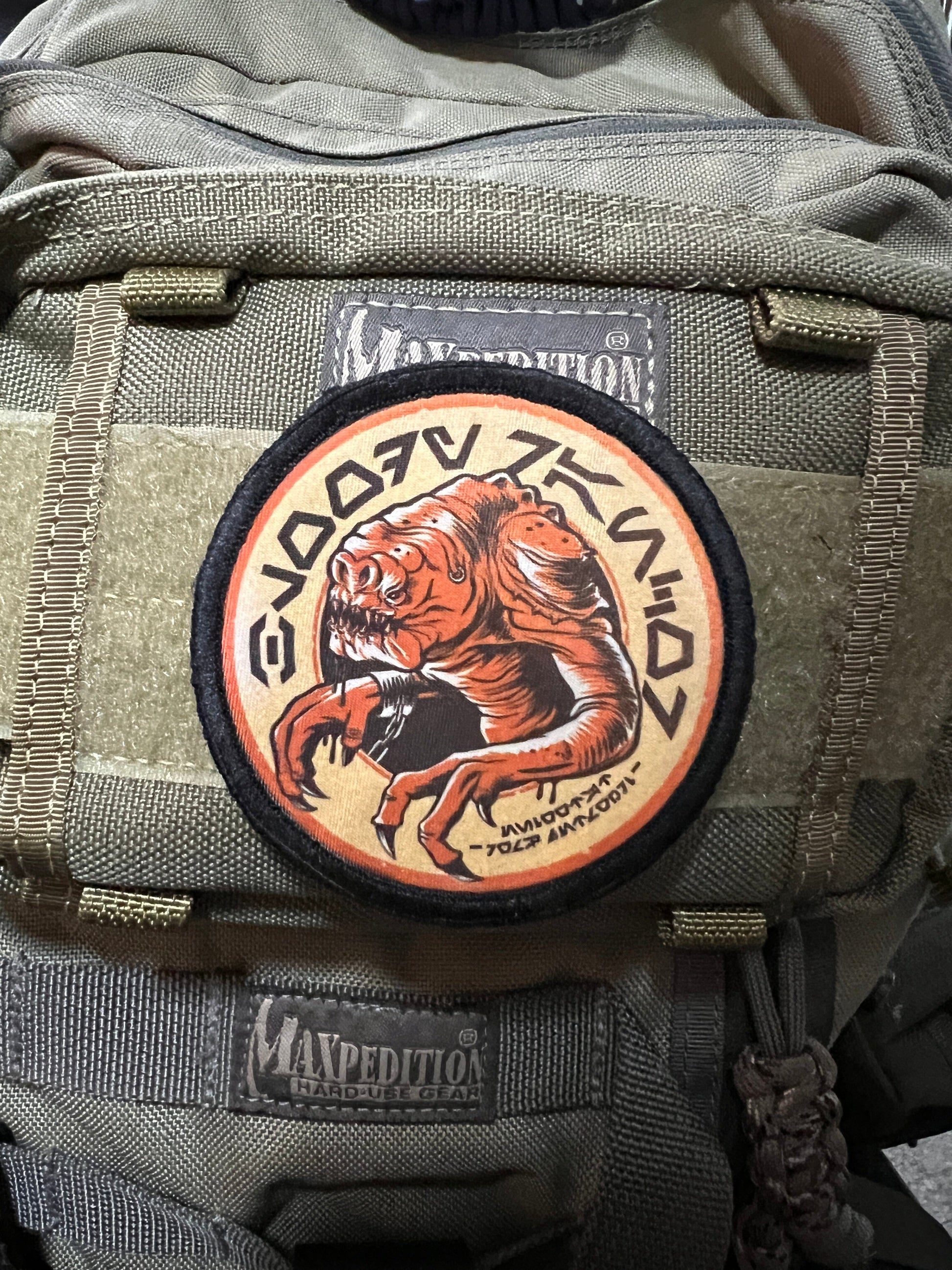 Oga's Cantina RANCOR Coaster Veclro Morale Patch Morale Patches Redheaded T Shirts