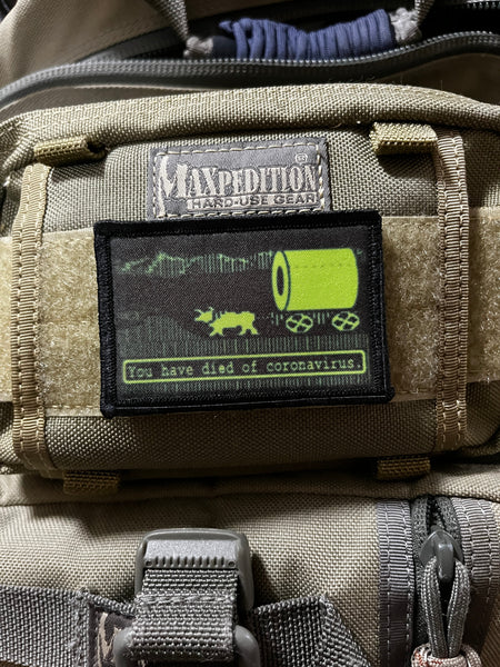 Oregon Trail You Have Died of Coronavirus Morale Patch