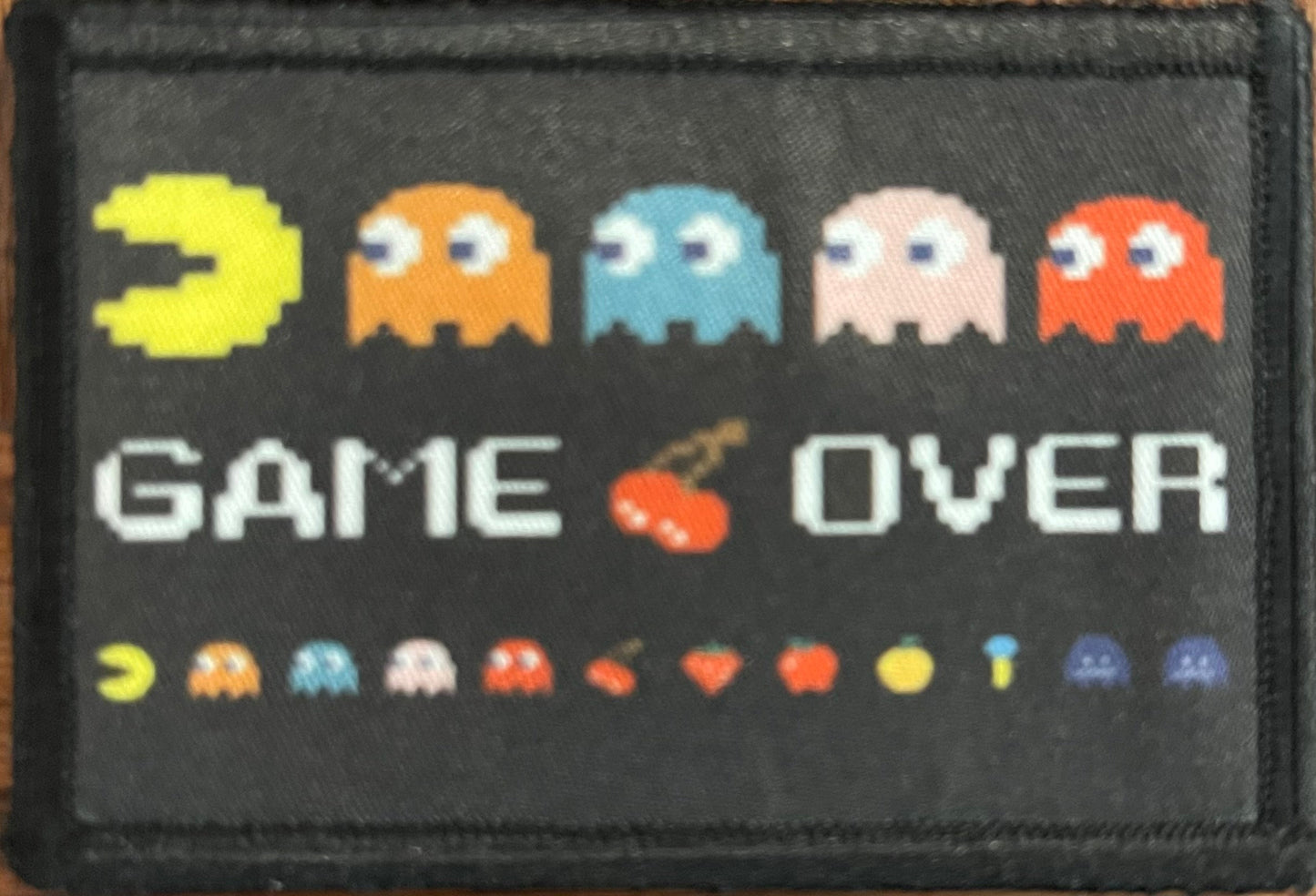 Pac Man Game Over Morale Patch Morale Patches Redheaded T Shirts