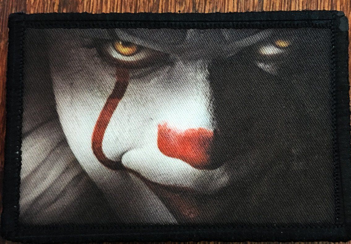 Pennywise the Clown Morale Patch Morale Patches Redheaded T Shirts