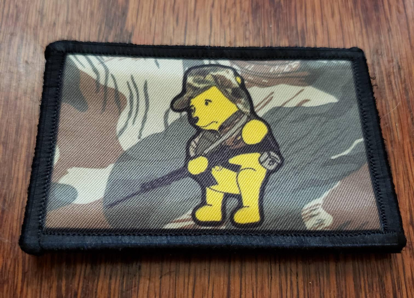 Pooh FN FAL Rhodesian Camo Morale Patch Morale Patches Redheaded T Shirts