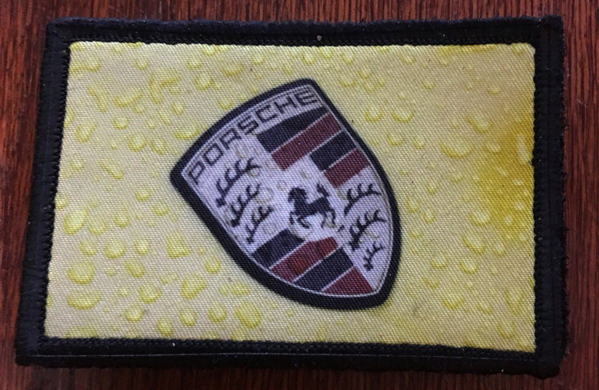 Porsche Logo Morale Patch Morale Patches Redheaded T Shirts