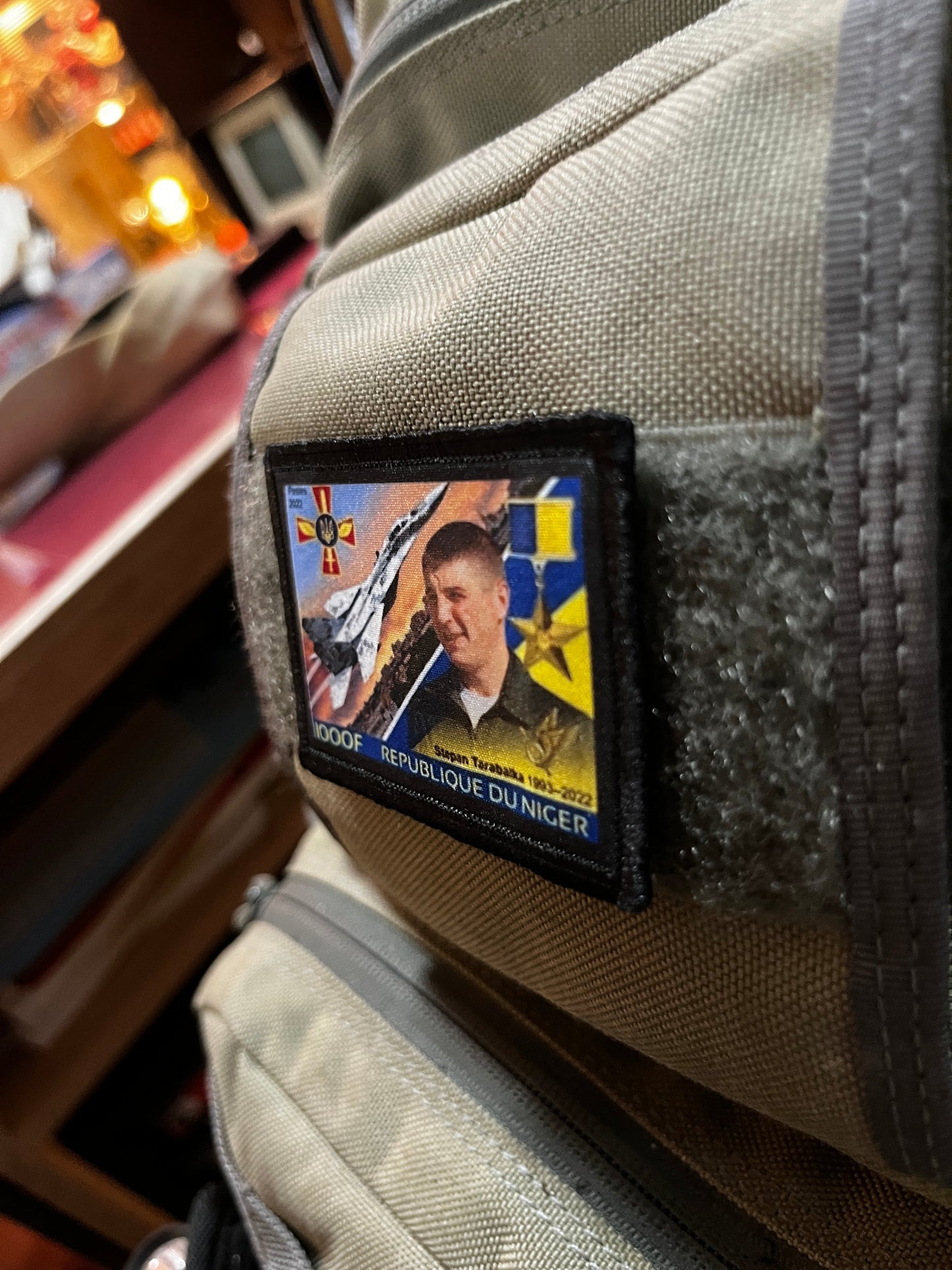 Postage Stamp Ukraine Air Force Ghost of Kyiv Morale Patch Morale Patches Redheaded T Shirts