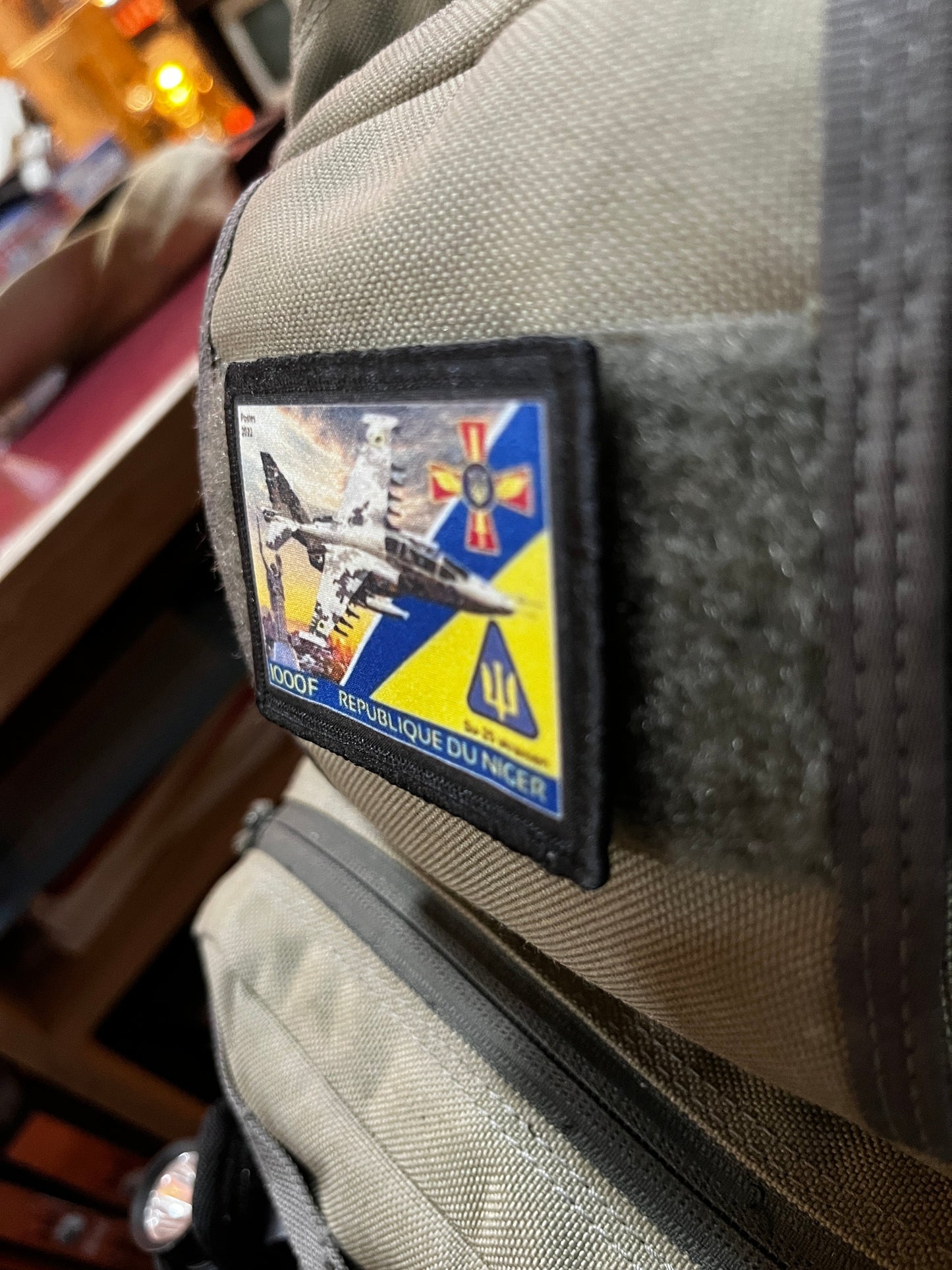 Postage Stamp Ukraine Air Force SU-25 Morale Patch Morale Patches Redheaded T Shirts