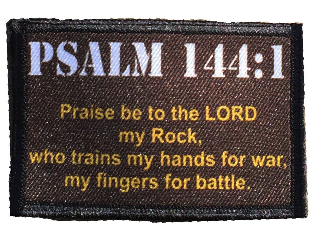 Psalm 144:1 Morale Patch Morale Patches Redheaded T Shirts