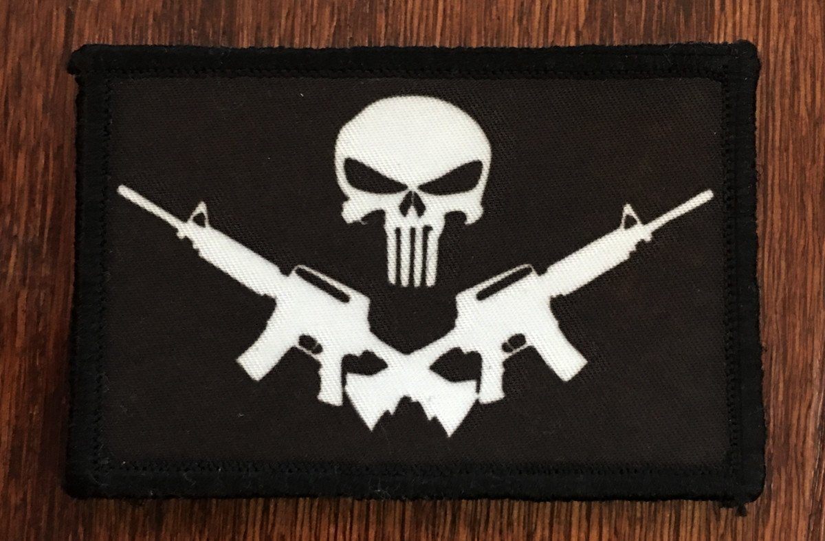 Punisher Pirate Flag Morale Patch Morale Patches Redheaded T Shirts