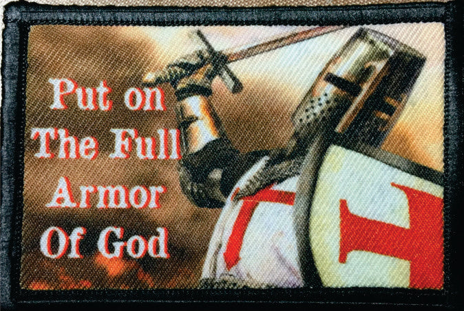 Put On The Full Armor of God Morale Patch Morale Patches Redheaded T Shirts