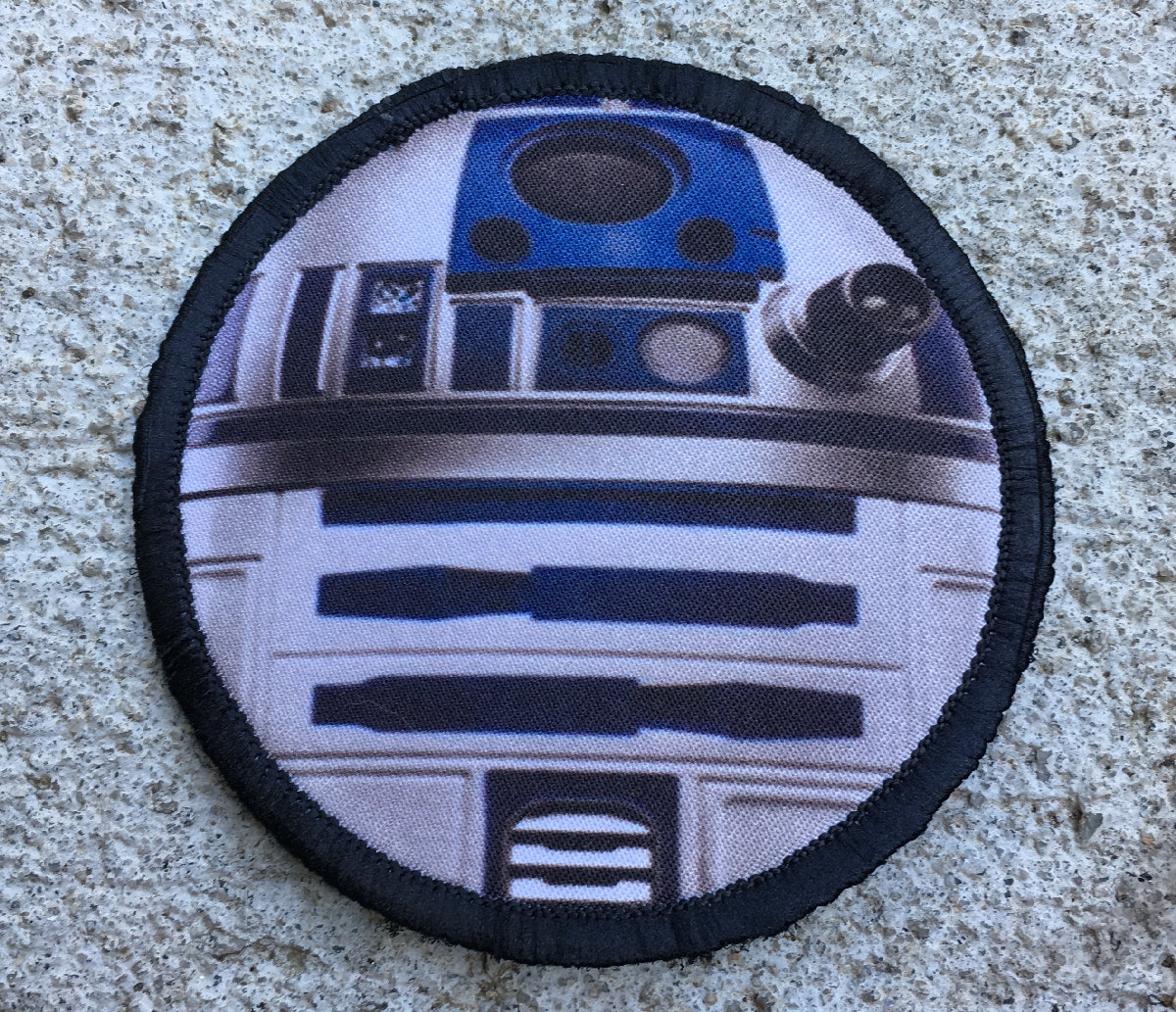 R2D2 3" Circle Morale Patch Morale Patches Redheaded T Shirts