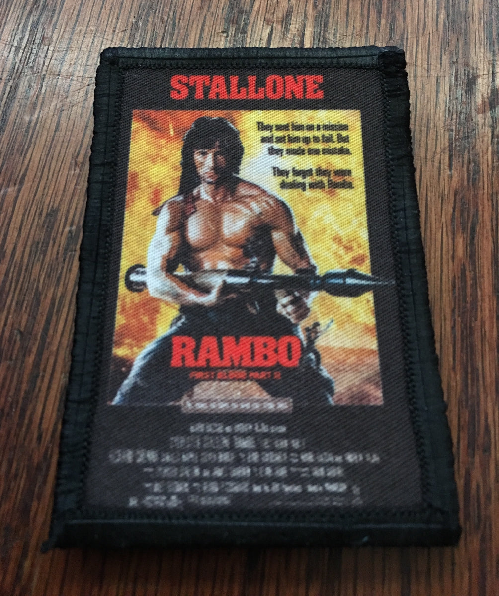 Rambo Movie Poster Morale Patch Morale Patches Redheaded T Shirts
