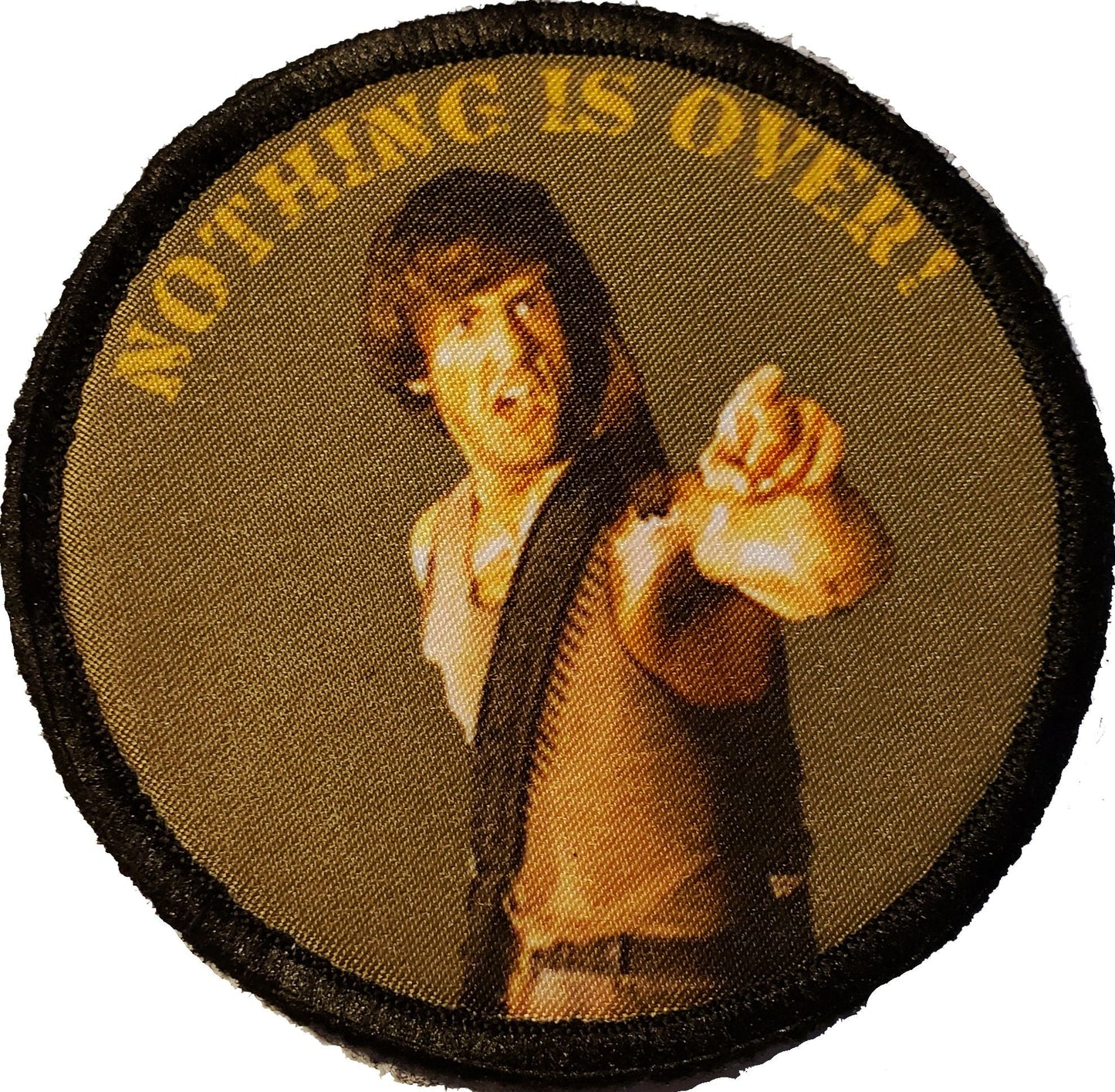 Rambo "Nothing Is Over" First Blood Morale Patch Morale Patches Redheaded T Shirts