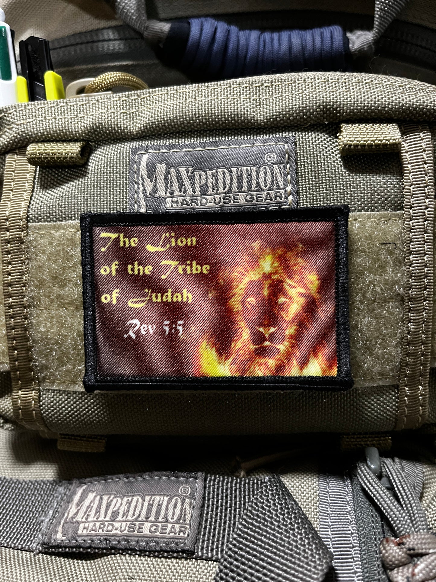 Revelation 55 Lion and the Tribe of Judah Morale Patch Morale Patches Redheaded T Shirts