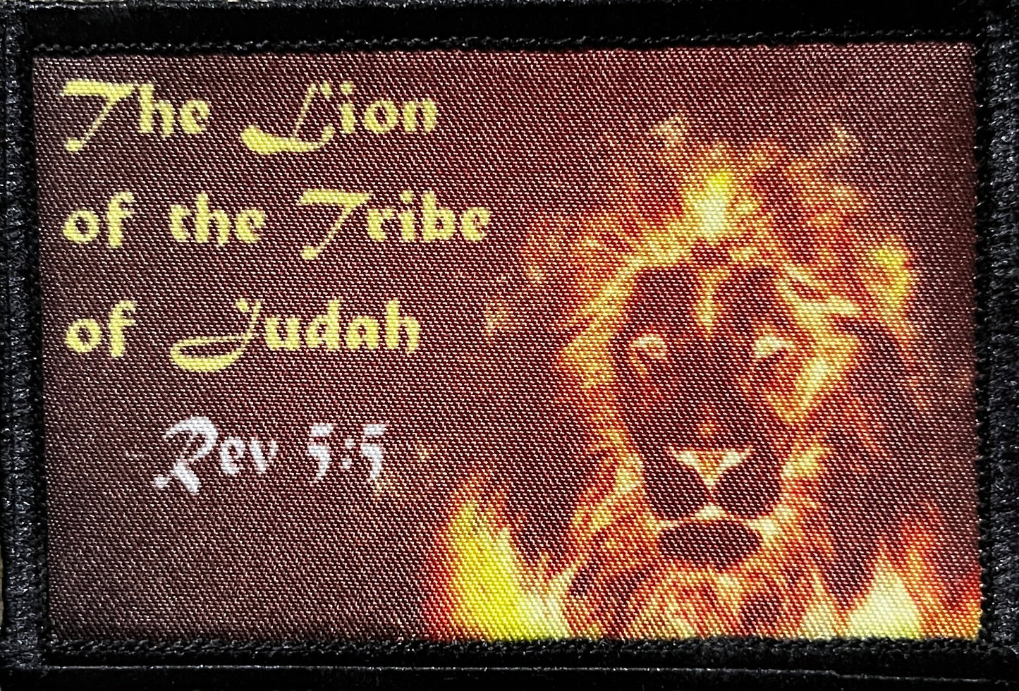 Revelation 55 Lion and the Tribe of Judah Morale Patch Morale Patches Redheaded T Shirts