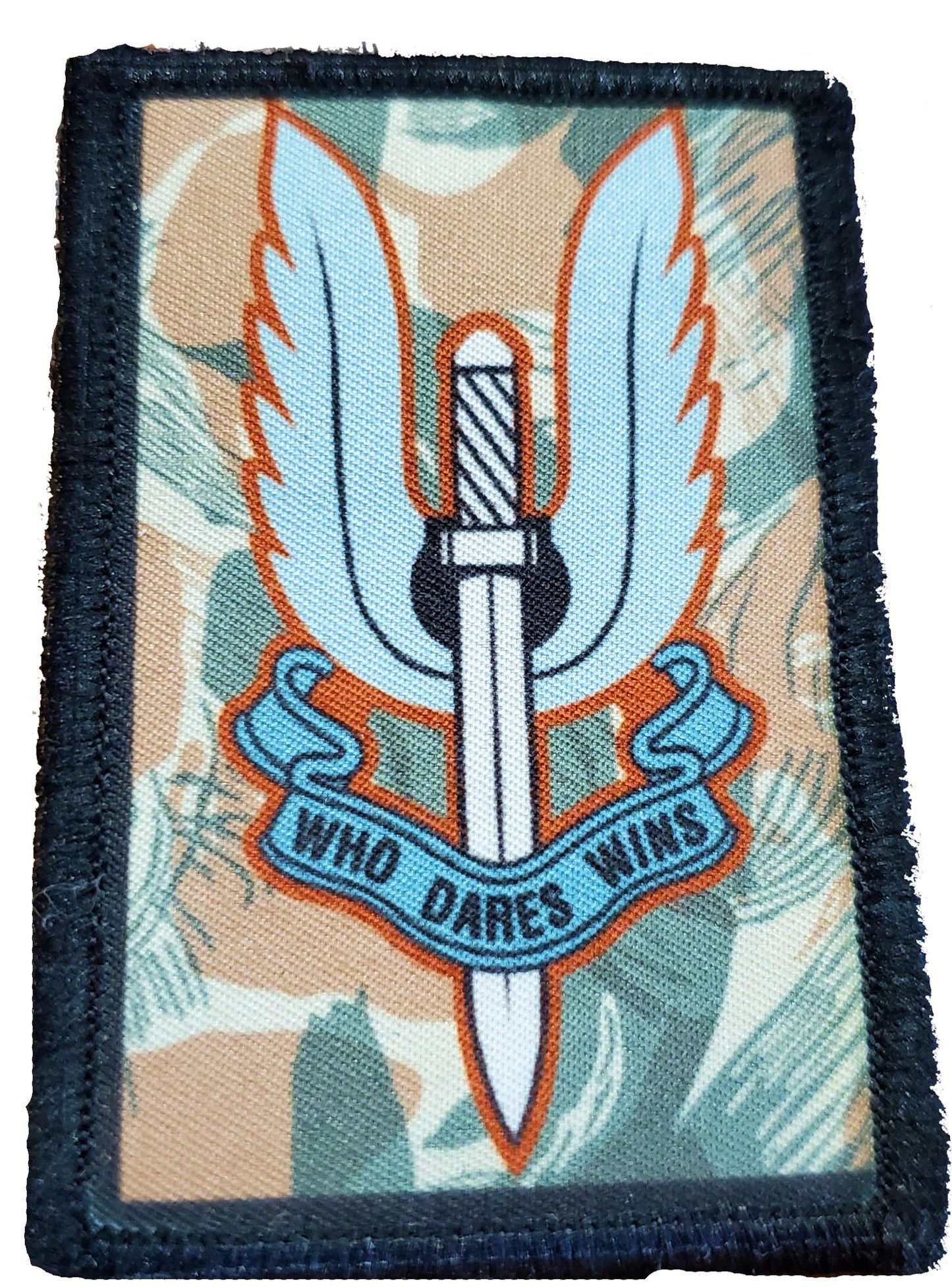 Rhodesian SAS Who Dares Wins Custom Velcro Morale Patch