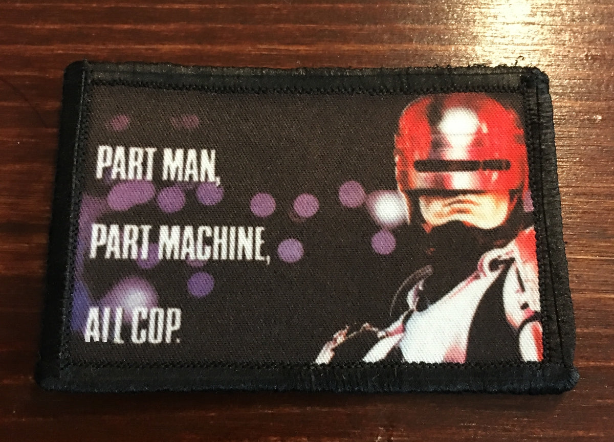 RoboCop Movie Poster Morale Patch Morale Patches Redheaded T Shirts