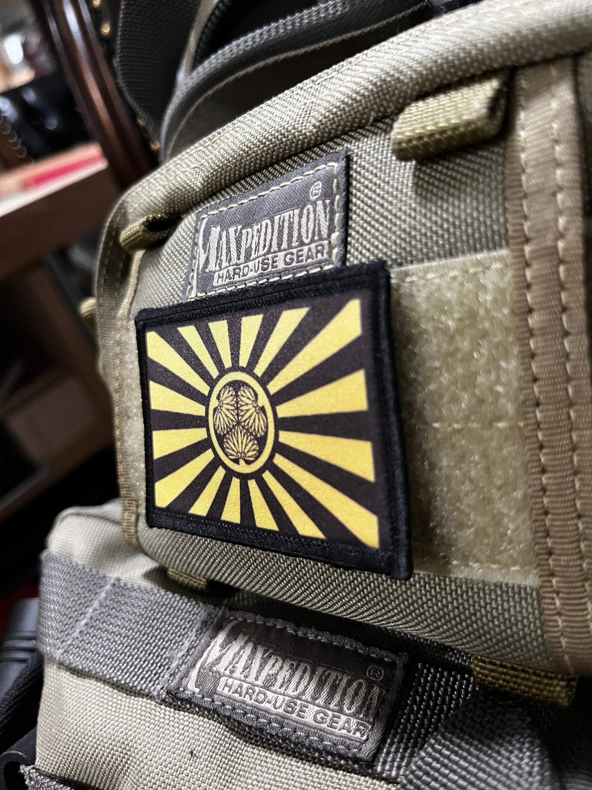 Samurai Shogun Flag Morale Patch Morale Patches Redheaded T Shirts