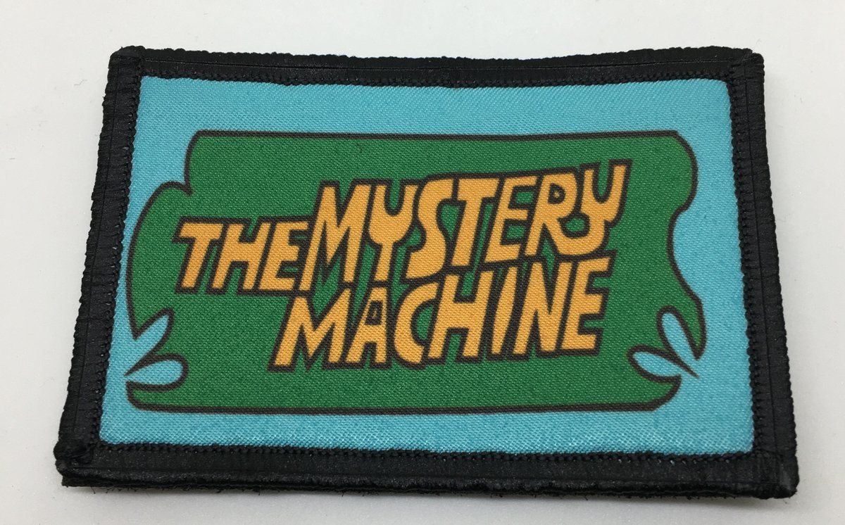 Scooby Doo Mystery Machine Morale Patch Morale Patches Redheaded T Shirts