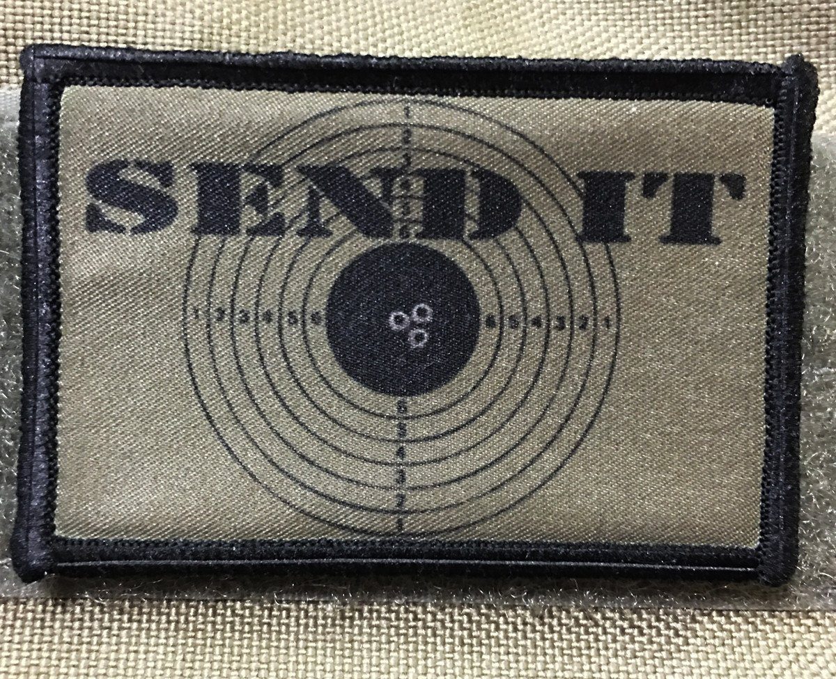 Send it Sniper Morale Patch Morale Patches Redheaded T Shirts