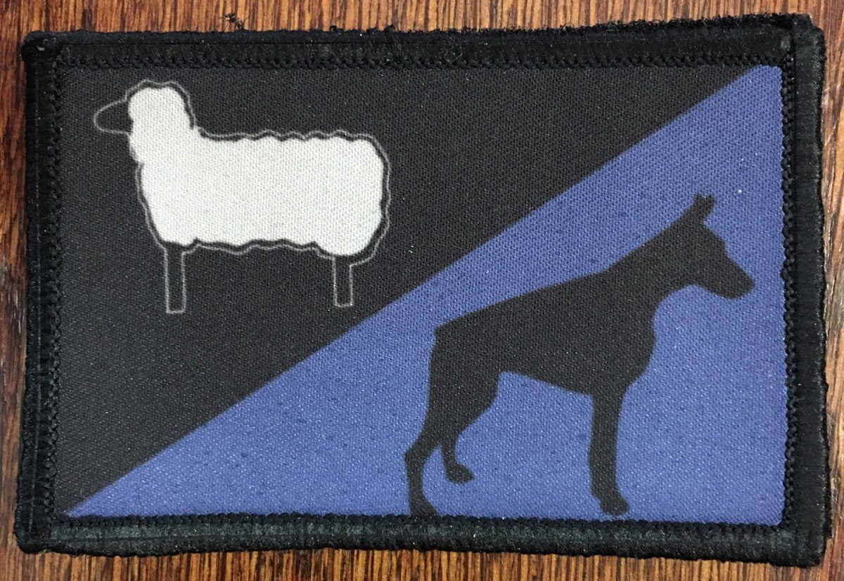 Sheep Dog Police Morale Patch Morale Patches Redheaded T Shirts