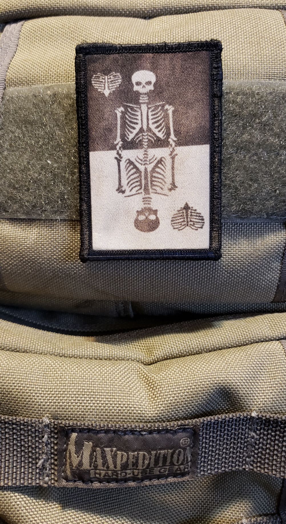 Skeleton Hearts Playing Card Morale Patch Morale Patches Redheaded T Shirts