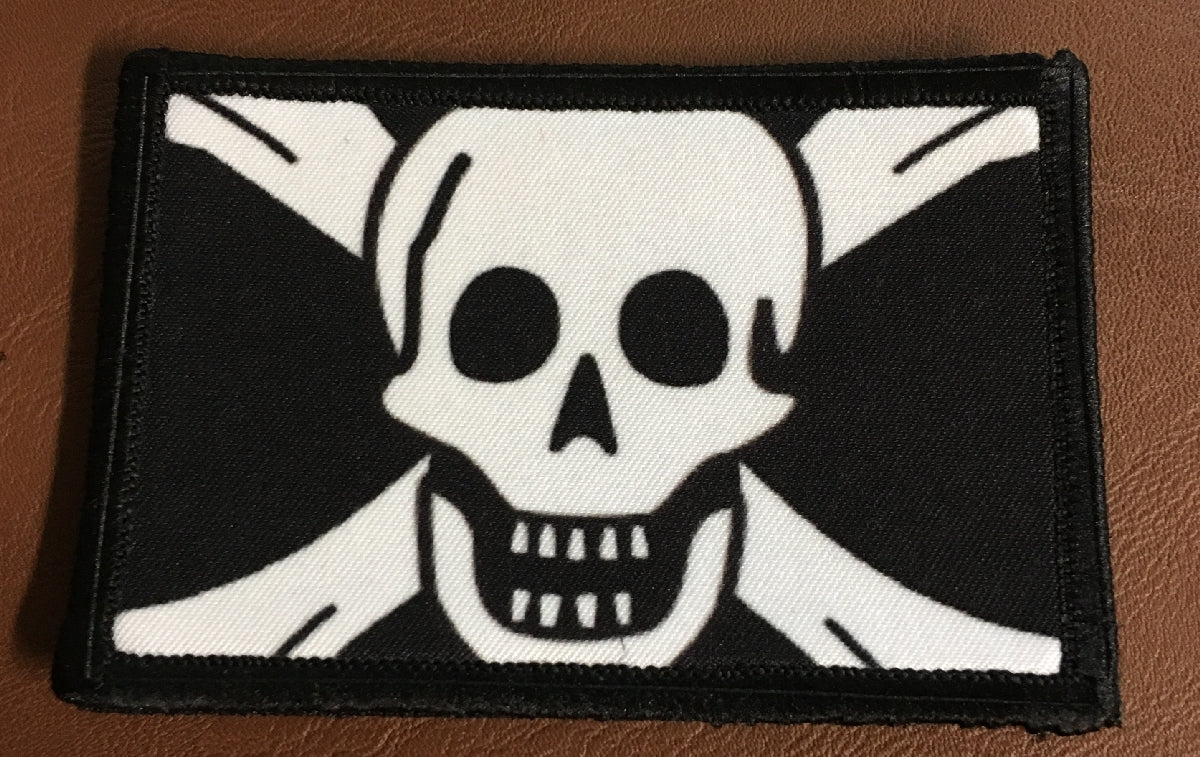 Skull and Crossbones Morale Patch Morale Patches Redheaded T Shirts
