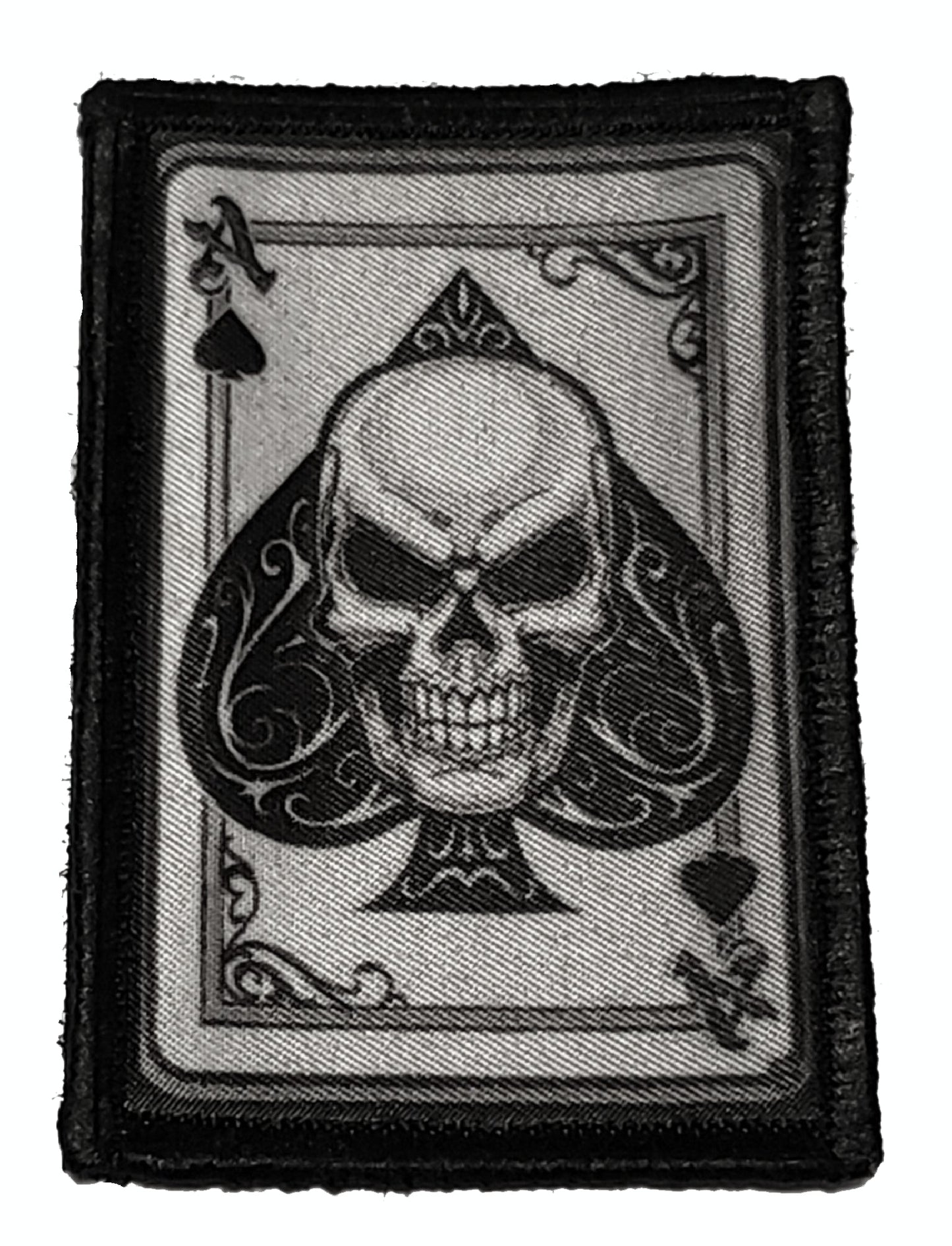 Skull Card Morale Patch Morale Patches Redheaded T Shirts