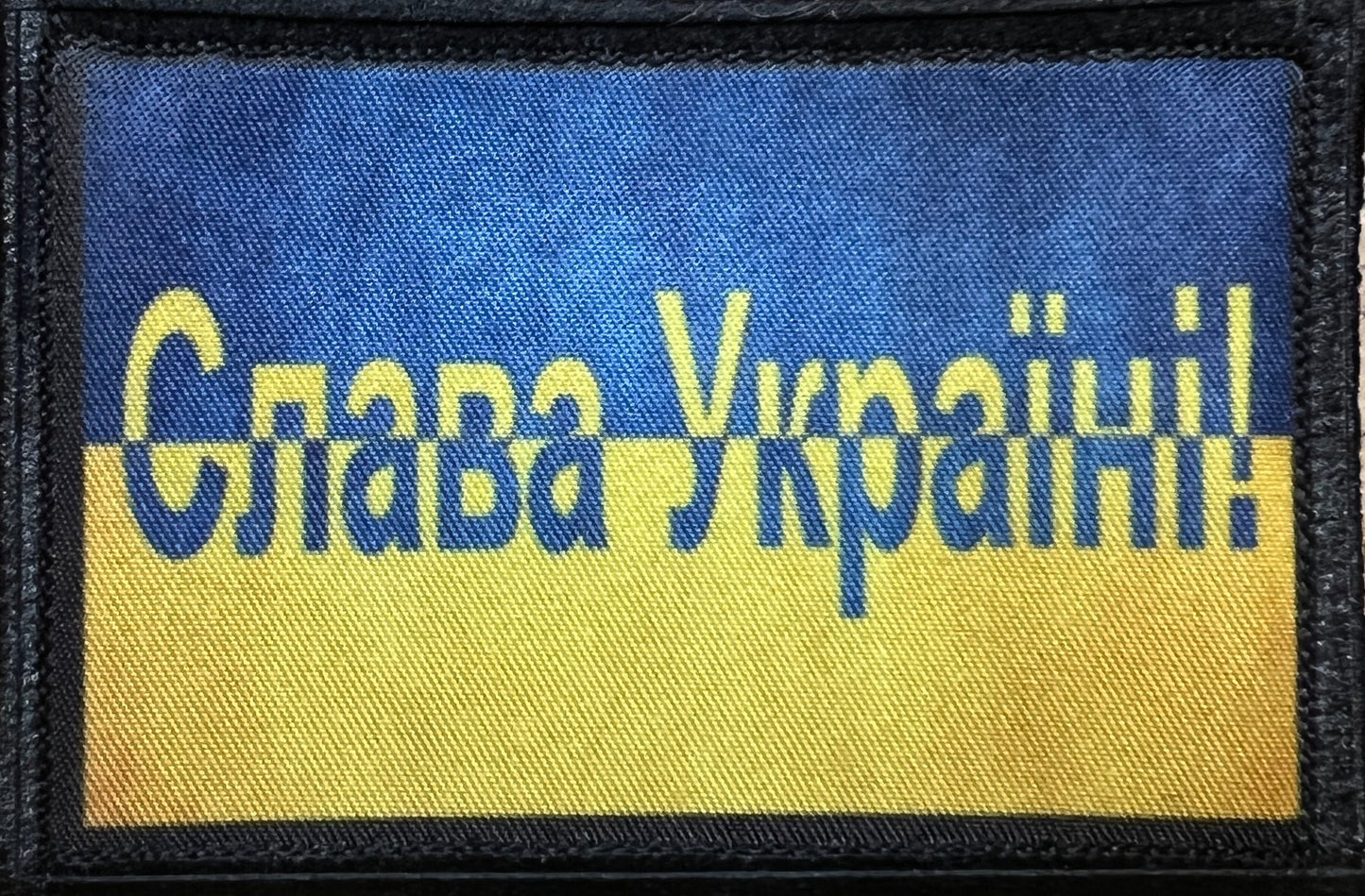 Slava Ukraini! Ukraine Flag Morale Patch Morale Patches Redheaded T Shirts 