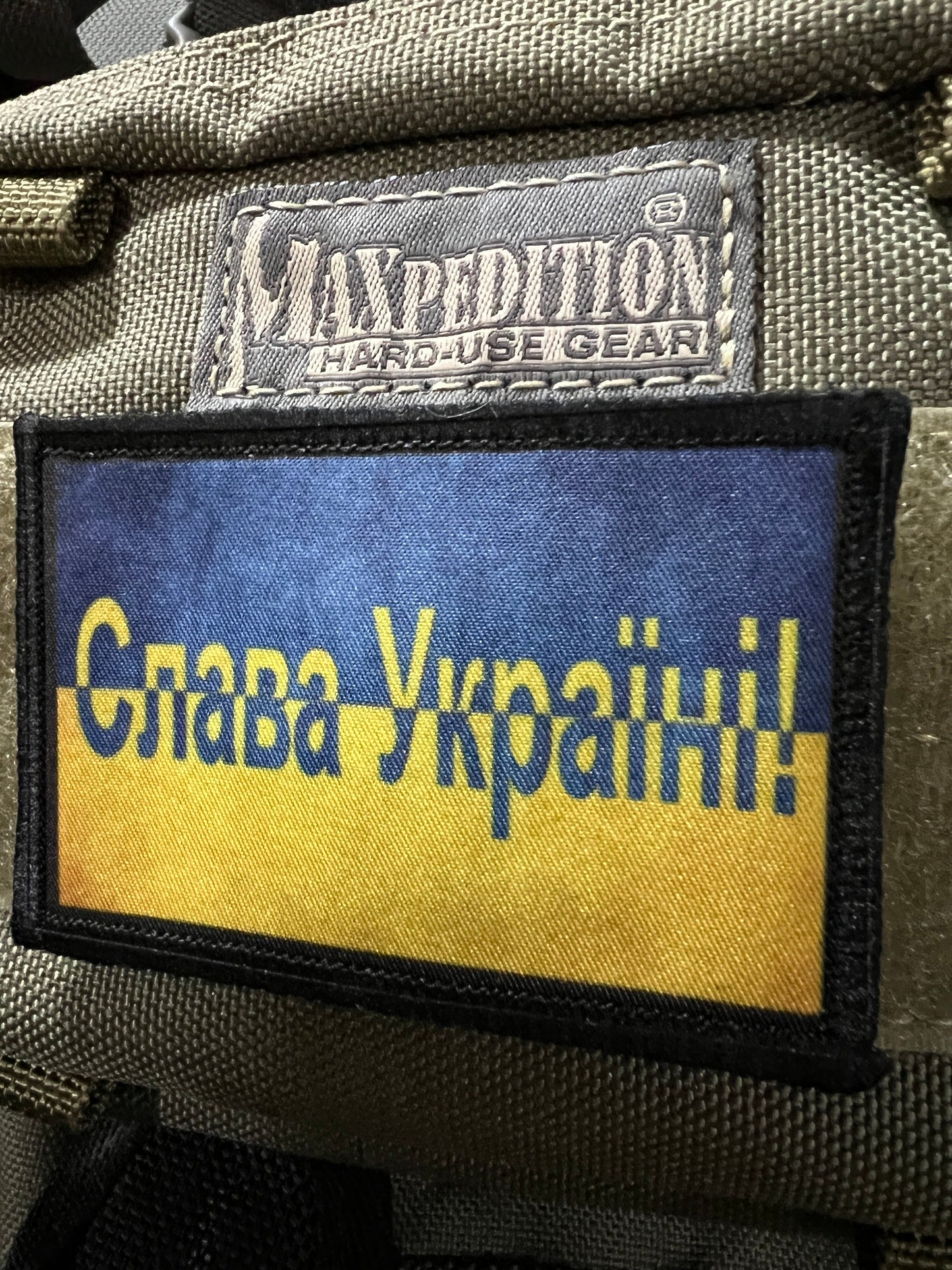 Slava Ukraini! Ukraine Flag Morale Patch Morale Patches Redheaded T Shirts