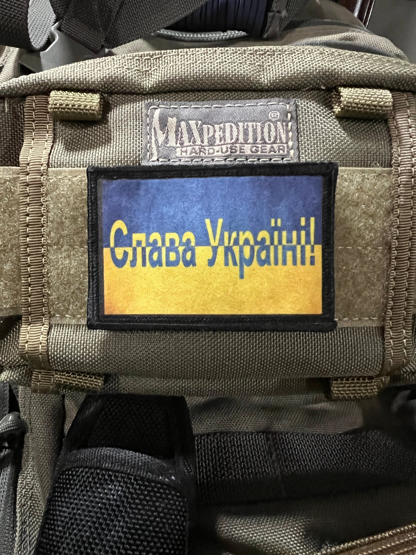Slava Ukraini! Ukraine Flag Morale Patch Morale Patches Redheaded T Shirts
