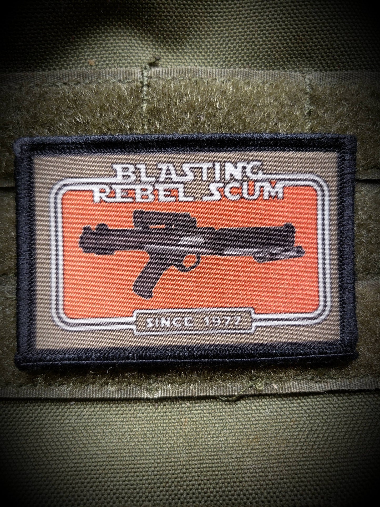 Star Wars Blasting Rebel Scum Since 1977 Morale Patch Morale Patches Redheaded T Shirts