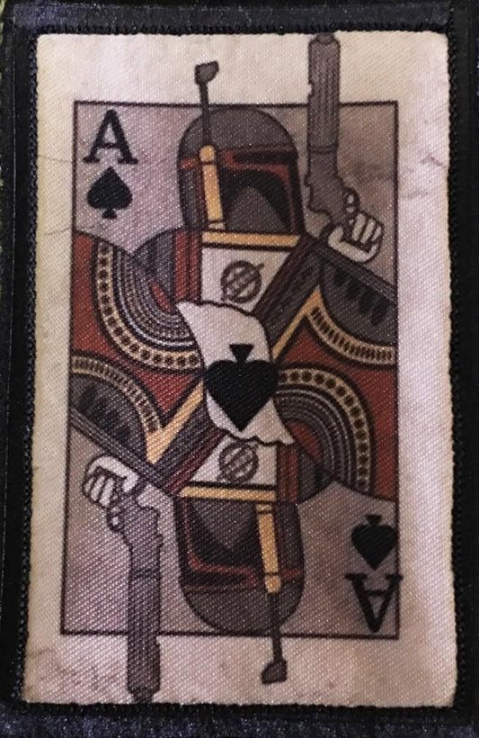 Star Wars Boba Fett Death Card Morale Patch Morale Patches Redheaded T Shirts