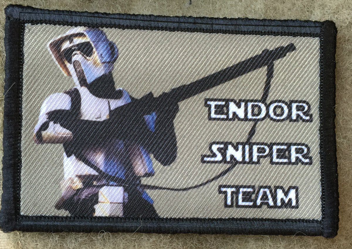 Star Wars Endor Sniper Team Morale Patch Morale Patches Redheaded T Shirts