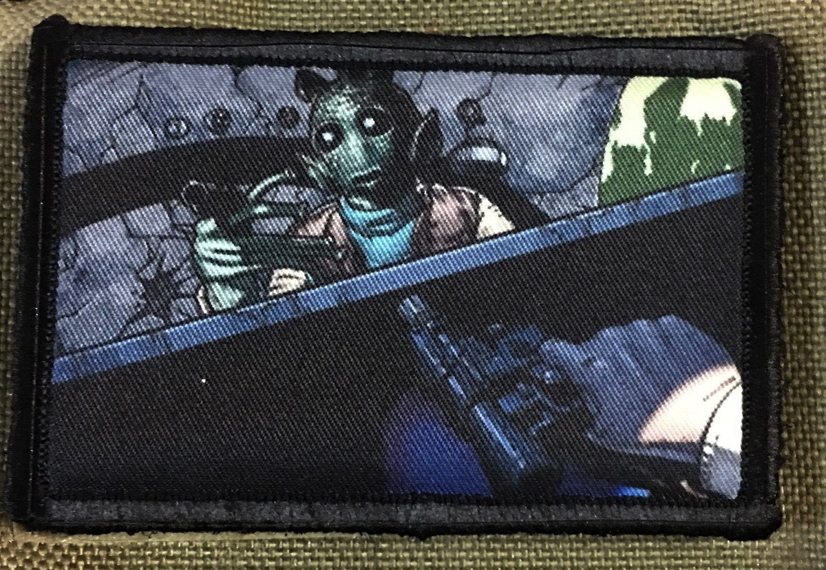 Star Wars Han Solo and Greedo Morale Patch Morale Patches Redheaded T Shirts