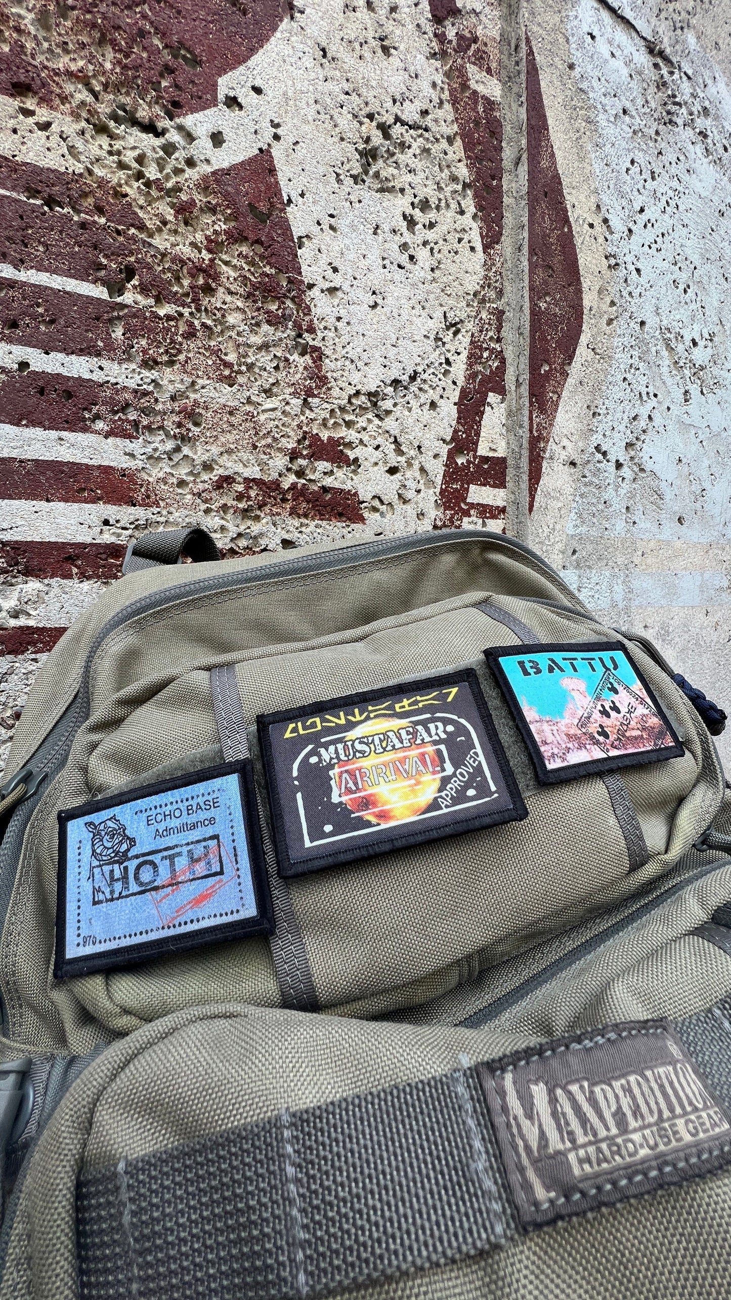 Star Wars HOTH Passport Stamp Morale Patch Morale Patches Redheaded T Shirts