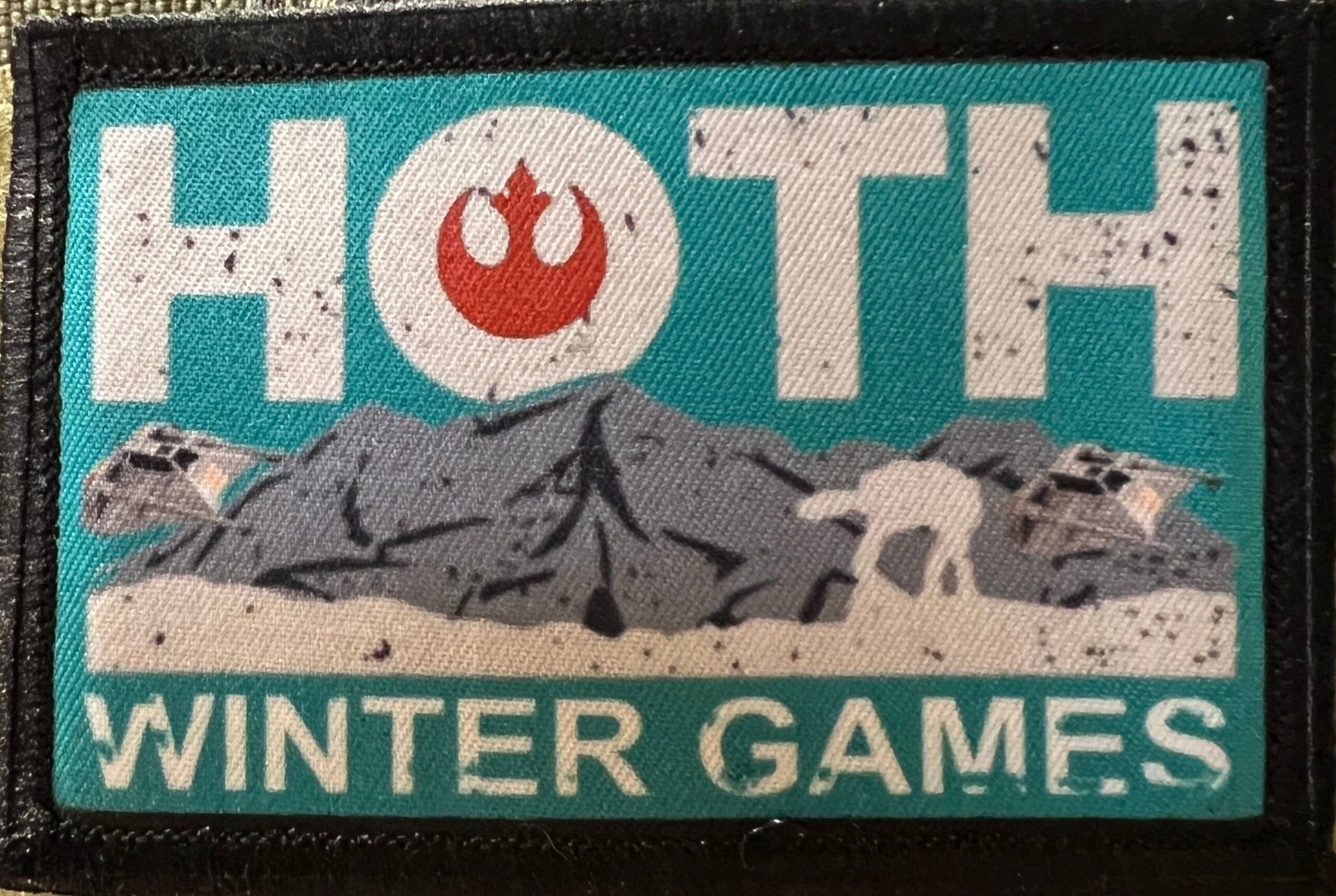 Star Wars Hoth Winter Games Morale Patch Morale Patches Redheaded T Shirts