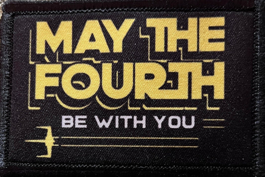 Star Wars May the 4th Be With You Morale Patch Morale Patches Redheaded T Shirts