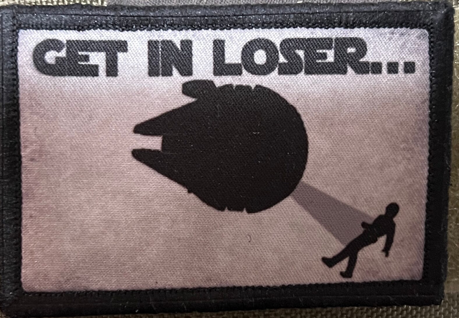 Star Wars Millennium Falcon Get In Loser Morale Patch Morale Patches Redheaded T Shirts