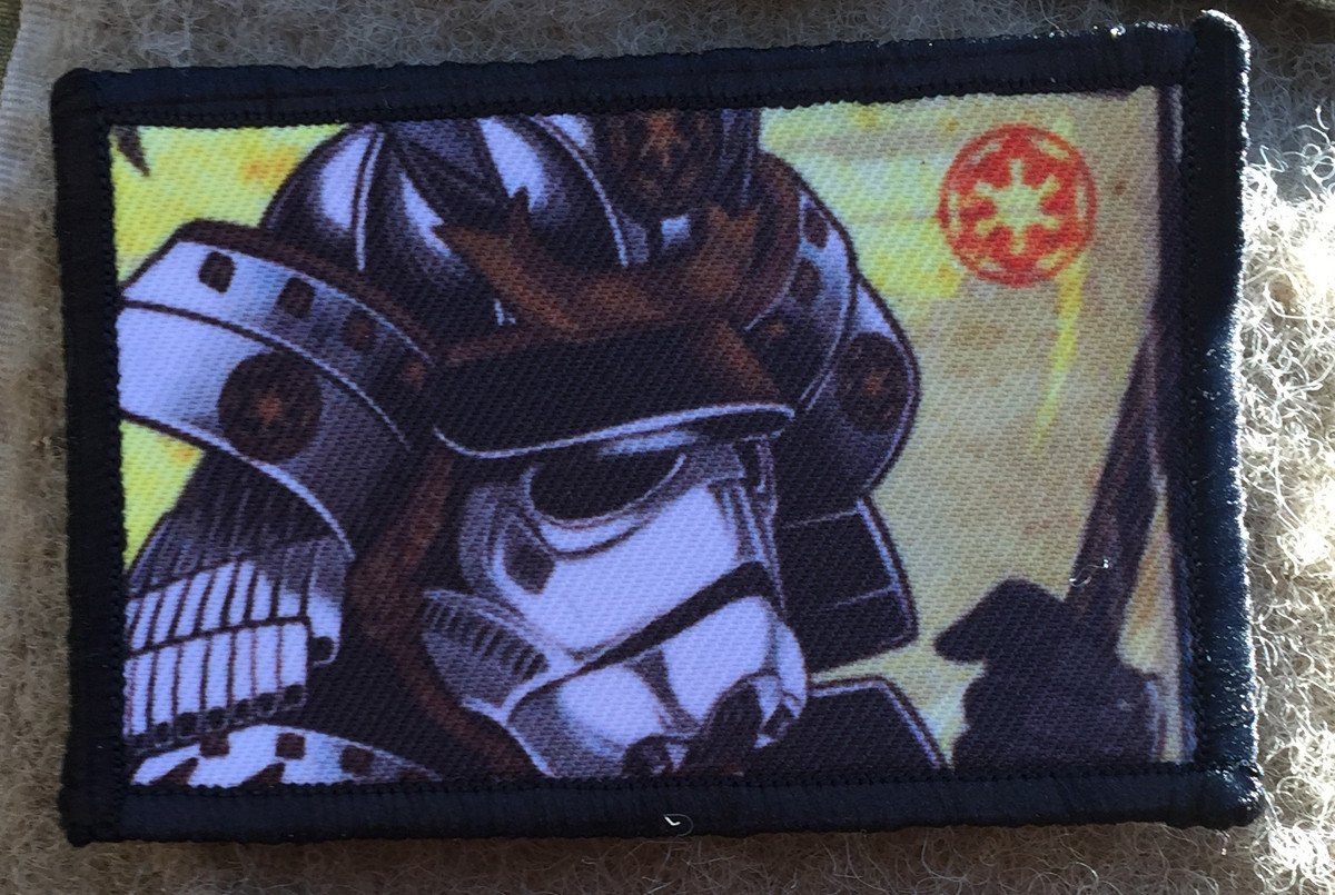 Star Wars Stormtrooper Samurai Morale Patch Morale Patches Redheaded T Shirts