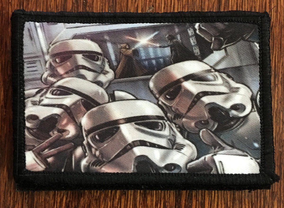 Star Wars Stormtrooper SELFIE Morale Patch Morale Patches Redheaded T Shirts