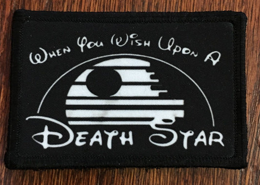 Star Wars When You Wish Upon A Death Star Morale Patch Morale Patches Redheaded T Shirts