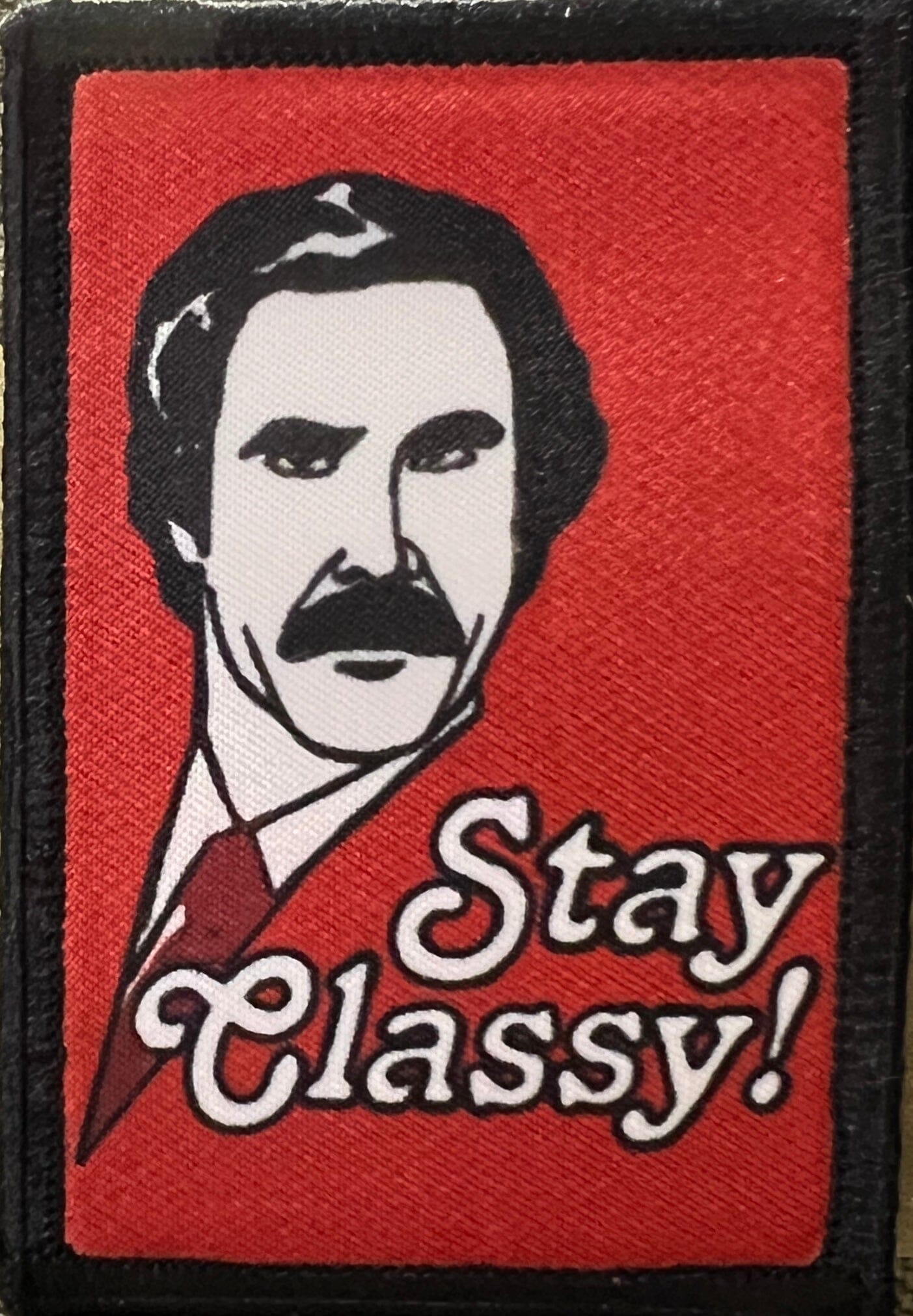 Stay Classy Ron Burgundy Morale Patch Morale Patches Redheaded T Shirts