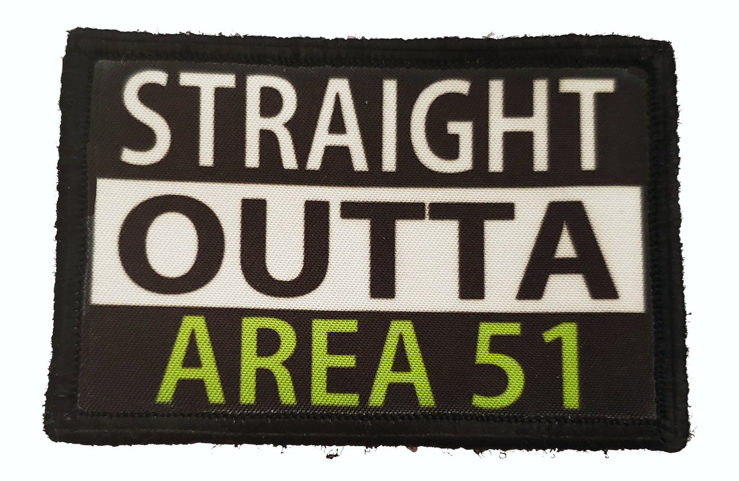 Straight Outta Area 51 Morale Patch Morale Patches Redheaded T Shirts