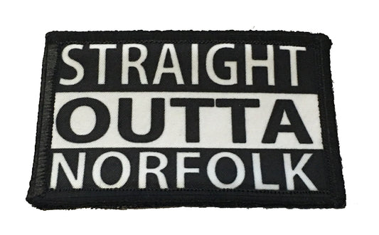 Straight Outta Norfolk Morale Patch Morale Patches Redheaded T Shirts