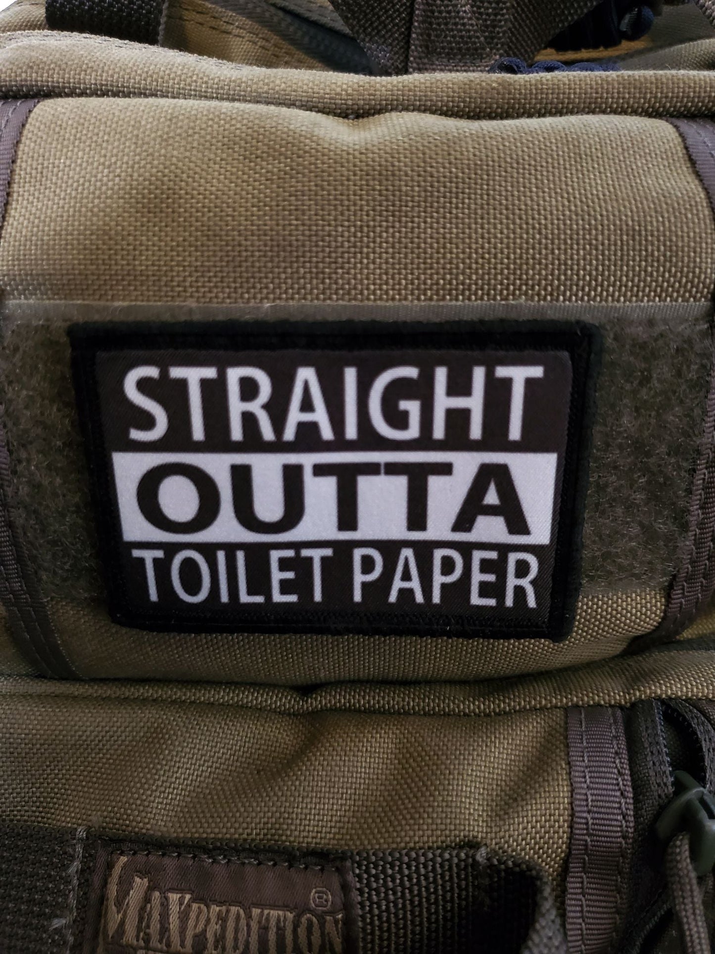 Straight Outta Toilet Paper Corona Virus Toilet Paper Morale Patch Morale Patches Redheaded T Shirts